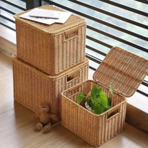 cn-11134207-7r98o-lz8ld621bwj7b7.webp PP Rattan Basket Washable Snack Organizer Box Toys Bathroom Handmade Bakul
