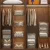 Multi Purpose Clear Drawer Storage Box Stackable Front Open Organizer for Wardrobe Clothes Fridge Food Medicine Home Kitchen Storage
