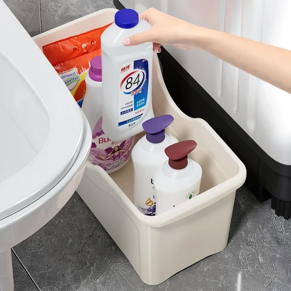 cn-11134207-820l4-mpbplj3ftsej21.webp Kitchen Pot Storage Organizer Under Sink Plastic Storage Bin Slanted Cookware Pan Holder for Cabinet Kitchen Utensils