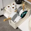 cn-11134207-820l4-mpbplj3puscr05.webp Kitchen Pot Storage Organizer Under Sink Plastic Storage Bin Slanted Cookware Pan Holder for Cabinet Kitchen Utensils