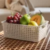 cn-11134207-820l4-mr8htvaj239ib0.webp Rectangular Storage Basket Kitchen Storage Basket Snack Fruit Plastic Storage Vegetable Basket Desktop Box Storage