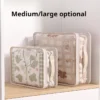 cn-11134207-820l4-mr9oc2ermewxc5.webp Gauze Storage Bag Seasonal Clothes Clothes Organizer Bag Wardrobe Quilt Anti dust Compartment with Handle Storage Bag