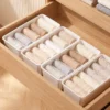 cn-11134207-820l4-mrpnm6tt7i11b3.webp Underwear Storage Box Pants Socks Tidy up Household Intimate Clothing Retractable Wardrobe Drawer Compartment Handy Tool