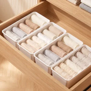 Underwear Storage Box Pants Socks Tidy up Household Intimate Clothing Retractable Wardrobe Drawer Compartment Handy Tool