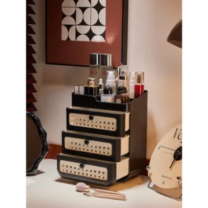 cn-11134207-820l4-mrscufkiahaa3a.webp Medieval Style Premium Desktop Storage Box Drawer Type Cosmetics Rack Dresser Skin Care Products Organizing Box
