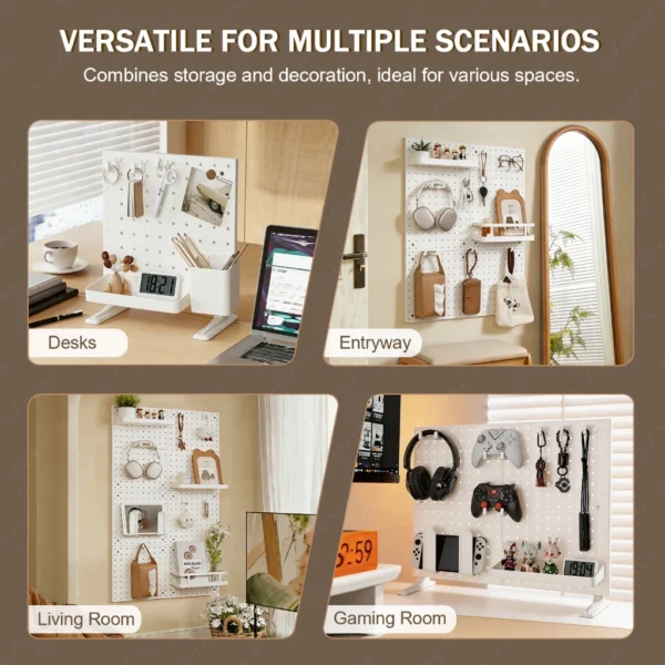cn-11134207-820l4-ms3vxxtkeu4k8d.webp Pegboard Wall Organizer DIY Storage System Home Office Desktop Plastic