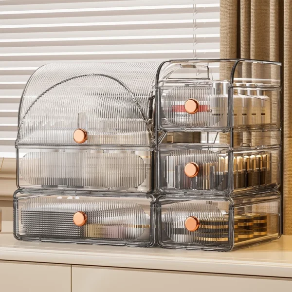 cn-11134207-820l4-ms3wuxxpnbpc0e.webp Cosmetic Storage Box Desktop High End Feeling Anti dust Transparent Acrylic Dressing Table Lipstick Skin Care Product Shelf