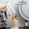 cn-11134207-820l4-ms9mzoygnshy39.webp Rotating Makeup Brush Storage Tube Dressing Table Wall Mounted Cosmetic Storage Box Lipstick Eyebrow Pencil Anti dust Compartment