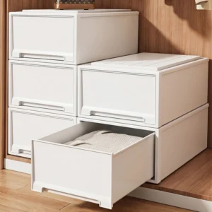 cn-11134207-820l4-msf2jyqxxb7l09.webp Plastic Modular Combination Drawer Chest Stackable Multi Drawer Storage Cabinet Space Saving Home Organizer for Bedroom Living Room
