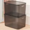cn-11134207-820l4-msl4ifuv16v487.webp 35L Plastic Storage Box Multi Pack Set Wide Narrow 2 Styles Large Capacity Thickened Storage Bin With Lid Side Handles Stackable Organizer for Clothes Toys Home Bedroom Cabinet
