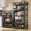 my-11134207-820l7-ms2izvch45xka8.webp Kitchen Storage Rack Rak Dapur Microwave Organizer Adjustable Freestanding Steel Shelf