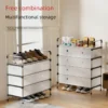 my-11134207-820l8-mqrghrcosj67c5.webp Dustproof Shoe Rack Multi Layer Plastic Shoe Cabinet Stackable Space Saving Organizer 3 4 5 6 7 Layers