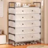 my-11134207-820lh-mqrgpoaj2nsw04.webp Dustproof Shoe Rack Multi Layer Plastic Shoe Cabinet Stackable Space Saving Organizer 3 4 5 6 7 Layers