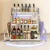my-11134207-820li-mqriex7ogpan08.webp 2 3 Tier Stainless Steel Spice Rack Knife Holder Kitchen Condiment Seasoning Storage Organizer Rak Rempah Dapur