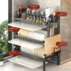 my-11134207-820li-mrppxgo8y8lk9e.webp Rak Pinggan Mangkuk Dish Drainer Rack with Utensil Holder Stainless Steel Kitchen Sink Storage Organizer