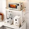 sg-11134201-8257s-mrfsttea3riabe.webp Adjustable Kitchen Rack 2 3 Tier Stainless Steel Microwave Shelf Seasoning Condiment Storage Organizer